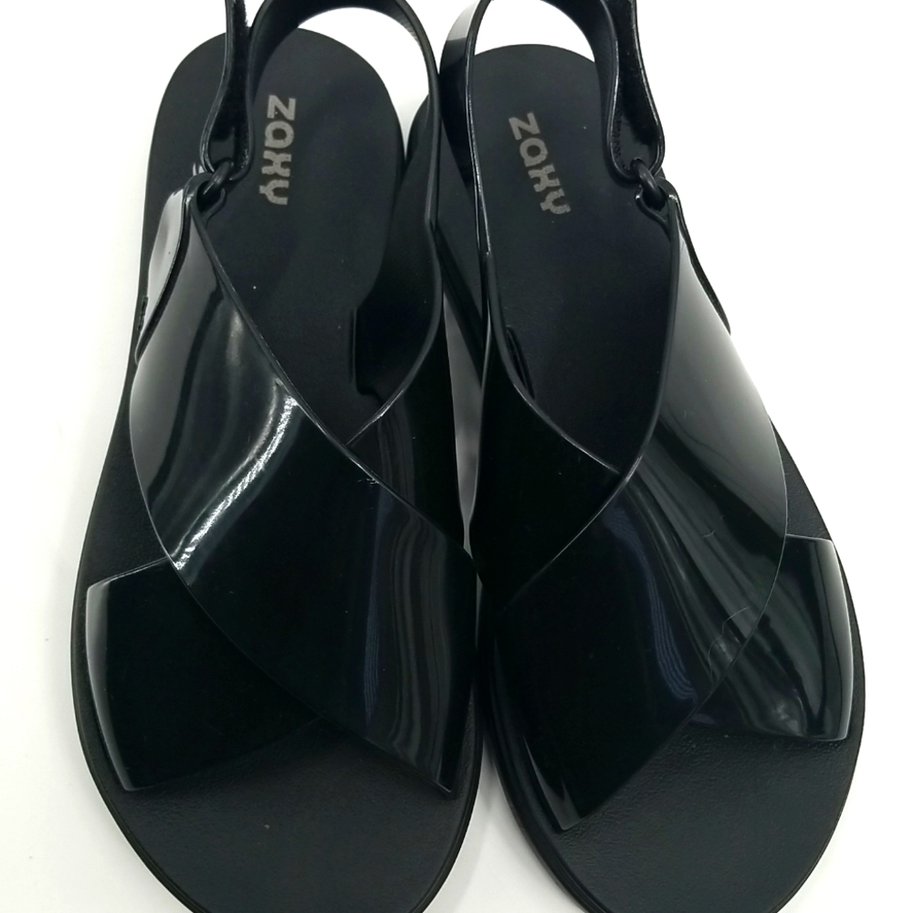 Zaxy Women's Black Sandals